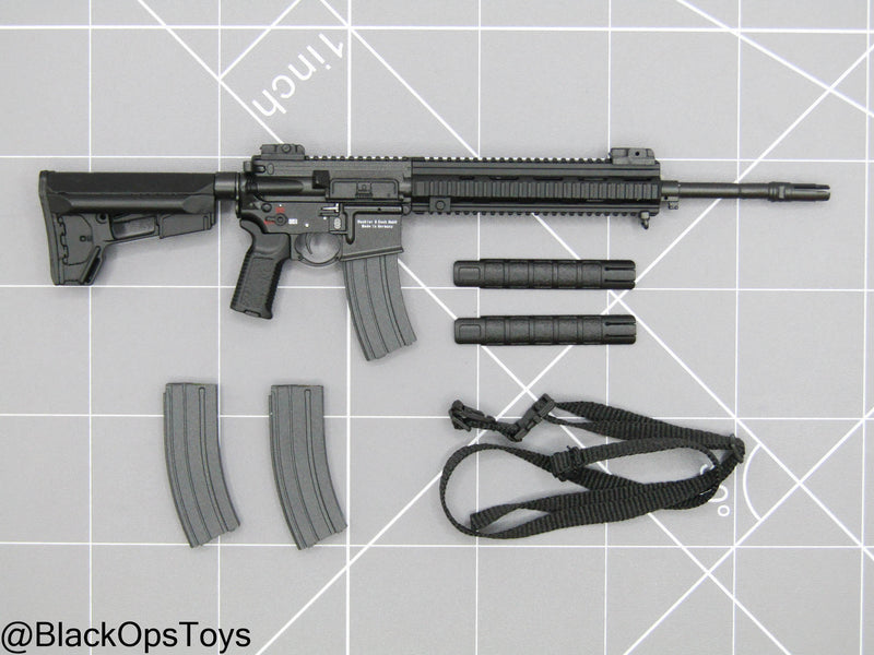 Load image into Gallery viewer, Special Forces Weapon Set G - Black HK416 Rifle w/Sling
