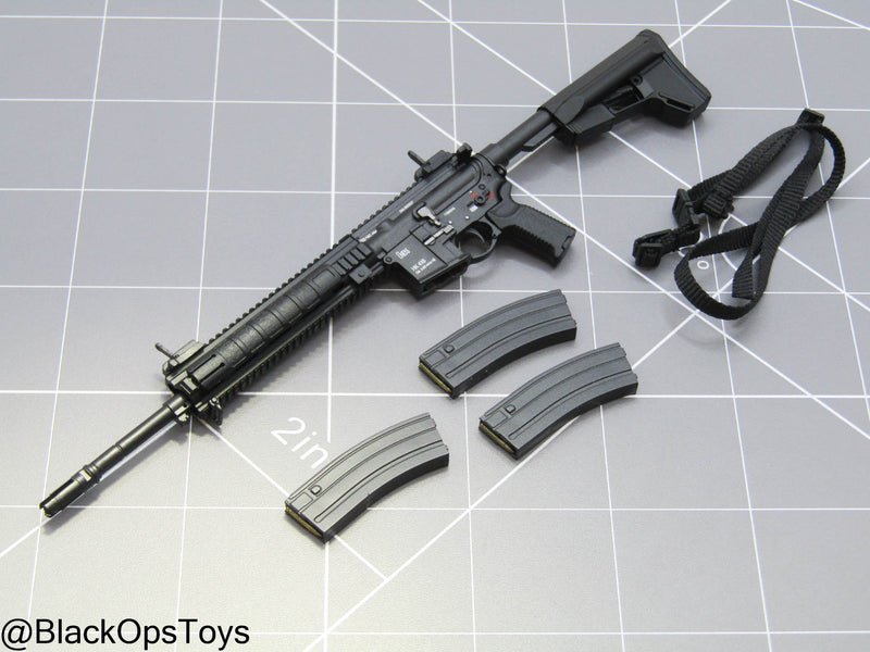 Load image into Gallery viewer, Special Forces Weapon Set G - Black HK416 Rifle w/Sling
