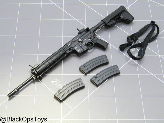 Special Forces Weapon Set G - Black HK416 Rifle w/Sling