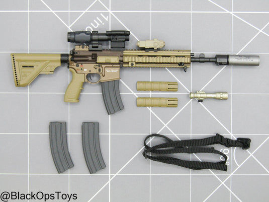 Special Forces Weapon Set G - Bronze HK416 Rifle w/Attachment Set