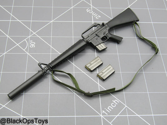 MGS - Tiger Stripe Camo Snake - XM16E1 Rifle w/HEL M4 Suppressor