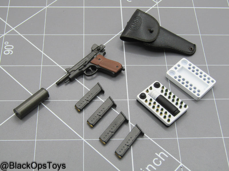 Load image into Gallery viewer, MGS - Tiger Stripe Camo Snake - MK22 Hush Puppy Pistol Set
