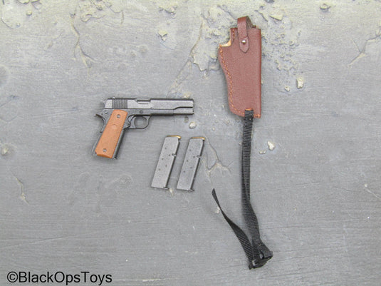Operation Eagle Claw - 1911 Pistol w/Brown Holster