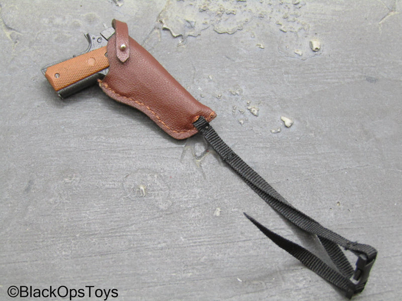 Load image into Gallery viewer, Operation Eagle Claw - 1911 Pistol w/Brown Holster
