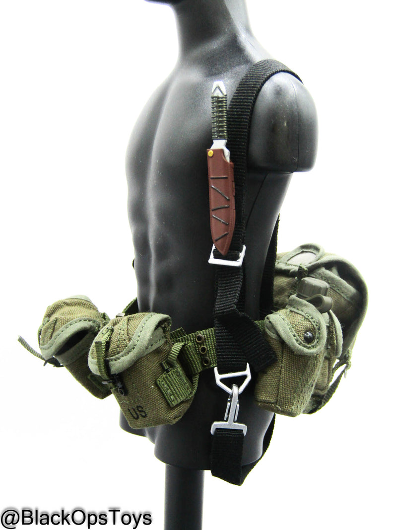 Load image into Gallery viewer, MGS - Tiger Stripe Camo Snake - STABO Harness w/Pouch Set
