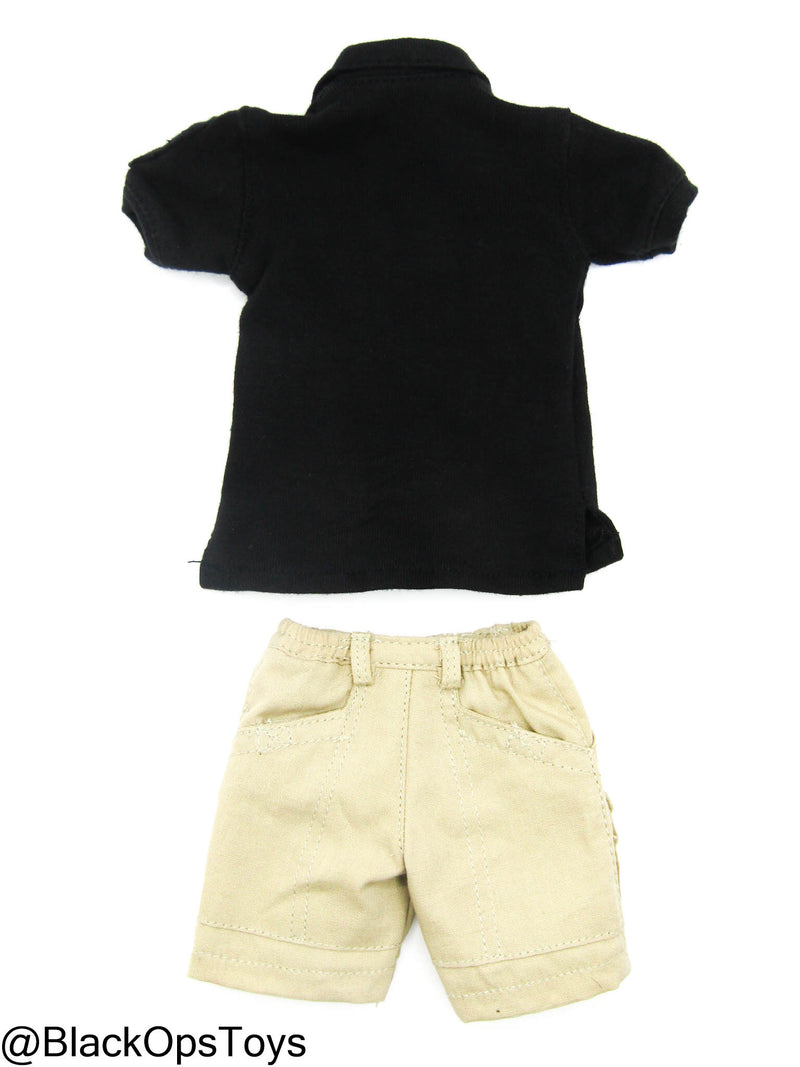 Load image into Gallery viewer, Private Military Contractor - &quot;Black Water&quot; Shirt w/Tan Cargo Shorts
