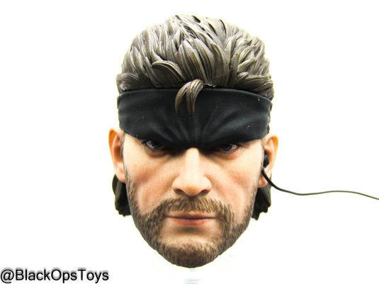 MGS - ERDL Camo Snake - Headsculpt w/Bandana & Radio