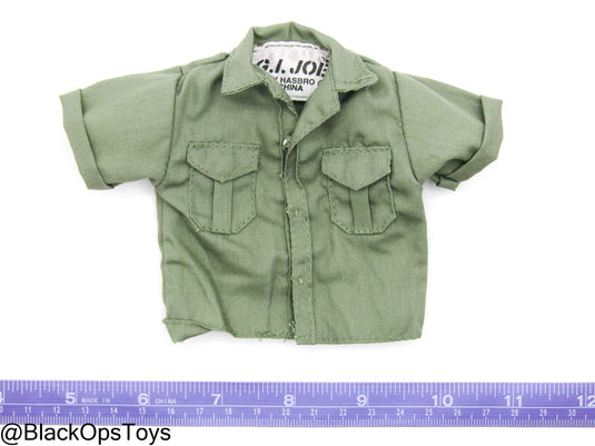 GI JOE - OD Green Button Up Shirt
