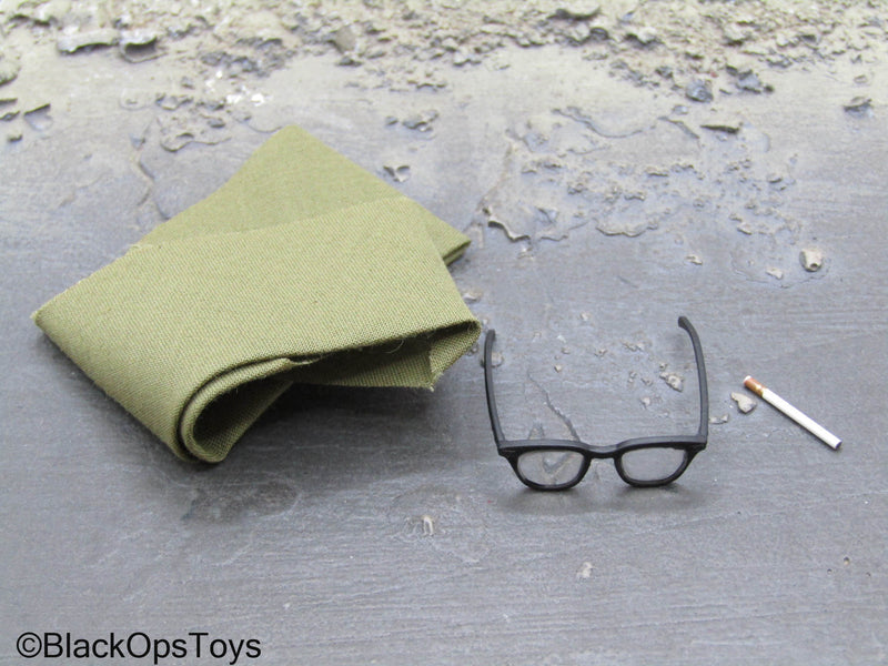 Load image into Gallery viewer, Operation Eagle Claw - Glasses w/Cigarette &amp; Sweat Towel
