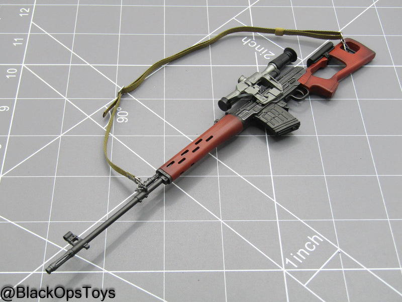 Load image into Gallery viewer, MGS - ERDL Camo Snake - SVD Sniper Rifle w/Scope

