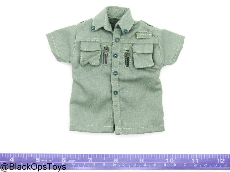 Load image into Gallery viewer, PMC - OD Green Button Up Shirt
