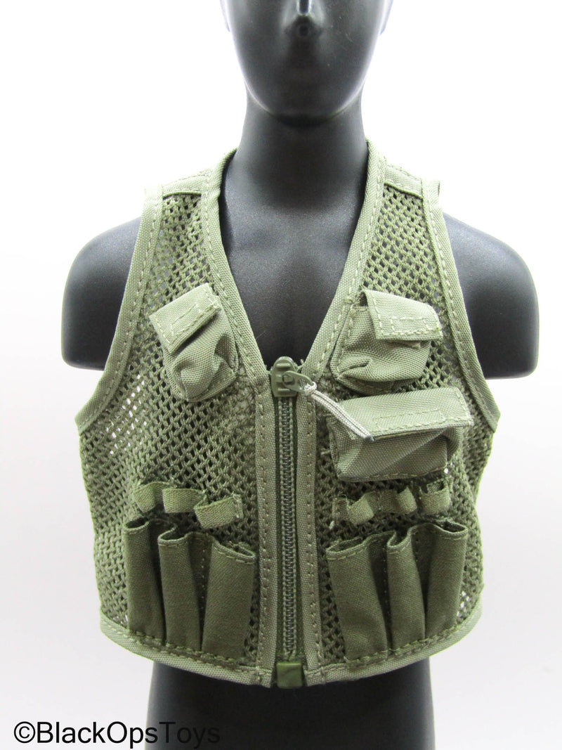 Load image into Gallery viewer, Operation Eagle Claw - Green Tactical Mesh Vest
