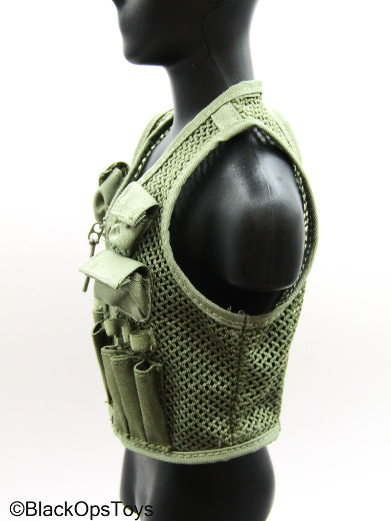 Load image into Gallery viewer, Operation Eagle Claw - Green Tactical Mesh Vest
