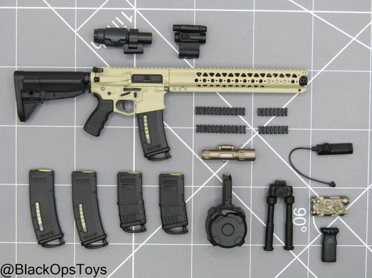 PMC Weapon Set F Ver. B - Tan LVOA Rifle w/Attachment Set