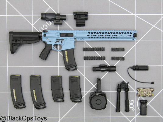 PMC Weapon Set F Ver. C - Blue LVOA Rifle w/Attachment Set