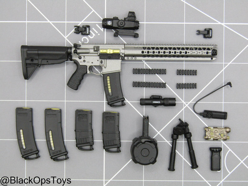 Load image into Gallery viewer, PMC Weapon Set F Ver. E - Gray LVOA Rifle w/Attachment Set
