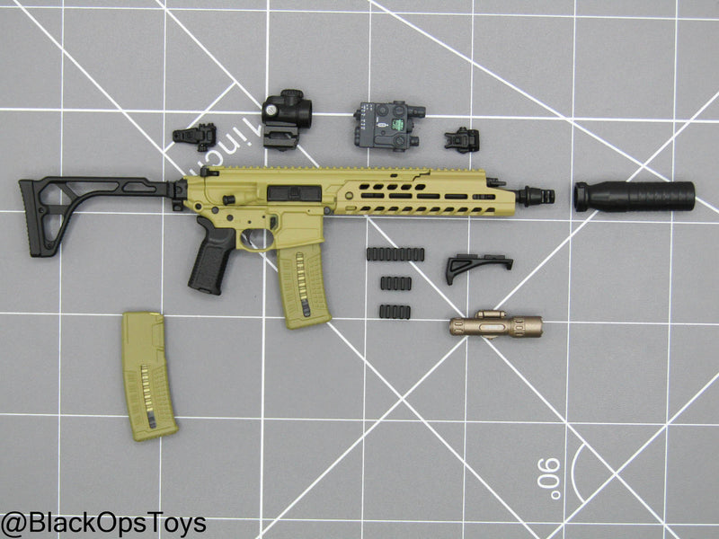 Load image into Gallery viewer, Modular Carbine Weapon Set Ver. B - Tan MCX Carbine w/Attachment Set
