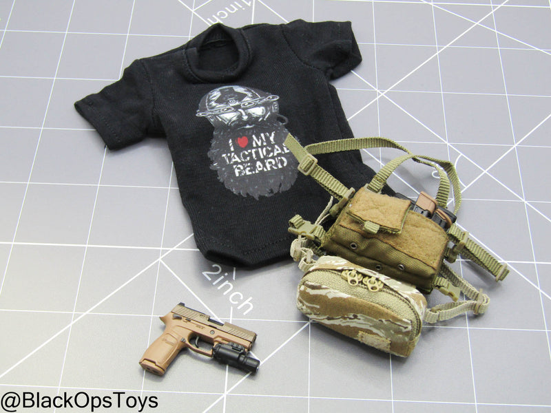 Load image into Gallery viewer, Modular Weapon Set Ver. A - Chest Rig &amp; Dangle Pouch w/Pistol Set
