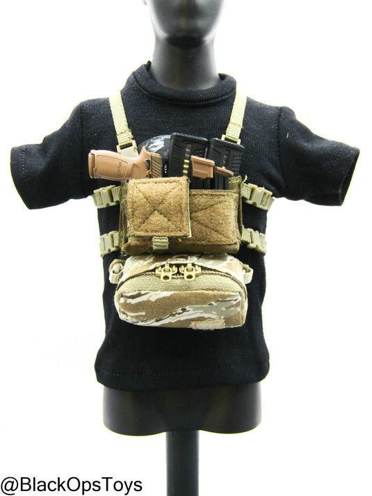 Modular Weapon Set Ver. A - Chest Rig & Dangle Pouch w/Pistol Set