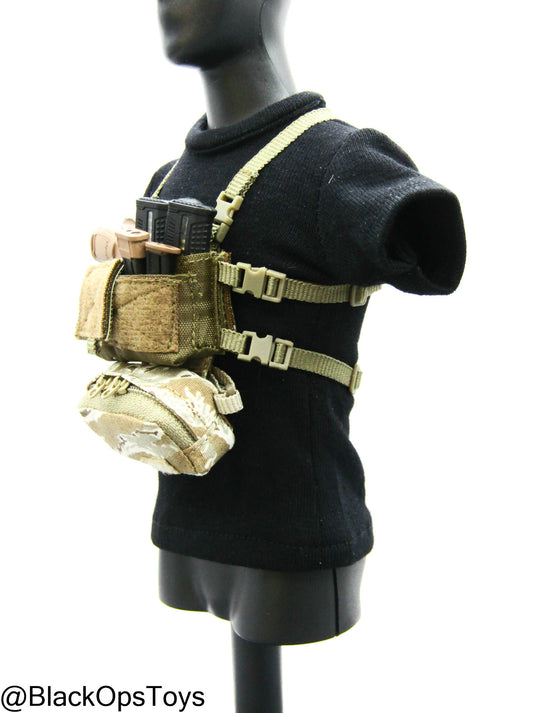 Modular Weapon Set Ver. A - Chest Rig & Dangle Pouch w/Pistol Set
