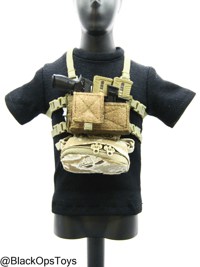 Load image into Gallery viewer, Modular Weapon Set Ver. B - Chest Rig &amp; Dangle Pouch w/Pistol Set
