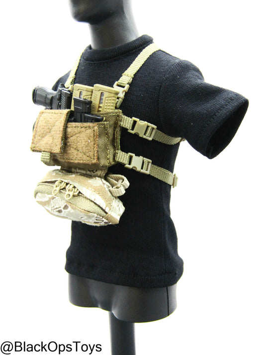 Modular Weapon Set Ver. B - Chest Rig & Dangle Pouch w/Pistol Set