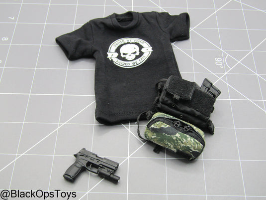 Modular Weapon Set Ver. D - Chest Rig & Dangle Pouch w/Pistol Set