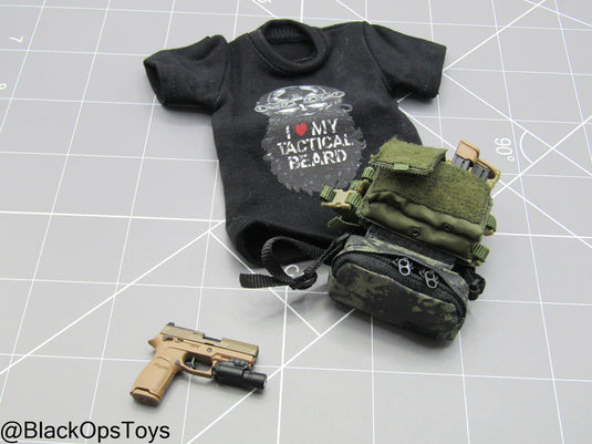 Modular Weapon Set Ver. E - Chest Rig & Dangle Pouch w/Pistol Set