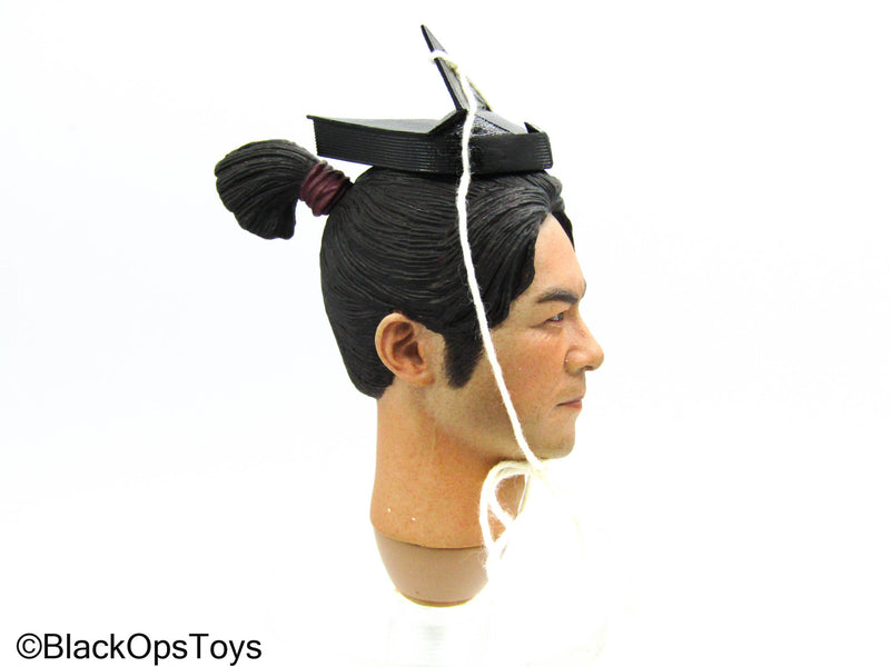 Load image into Gallery viewer, Sanada Yukimura Casual Version - Male Asian Head Sculpt w/Hat
