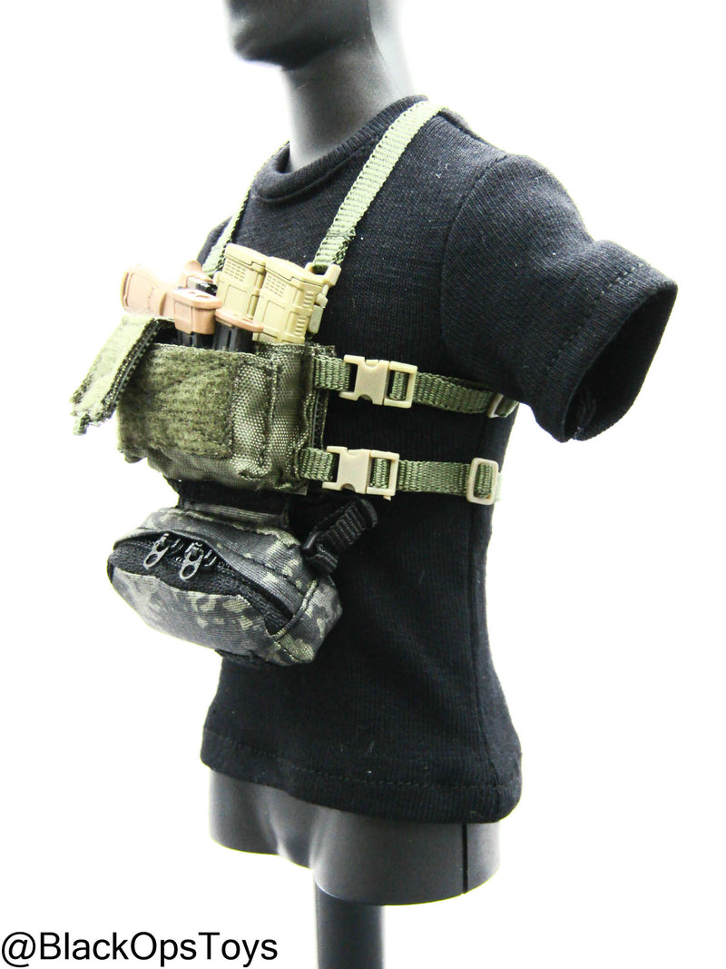 Load image into Gallery viewer, Modular Weapon Set Ver. E - Chest Rig &amp; Dangle Pouch w/Pistol Set
