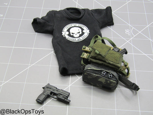 Modular Weapon Set Ver. F - Chest Rig & Dangle Pouch w/Pistol Set