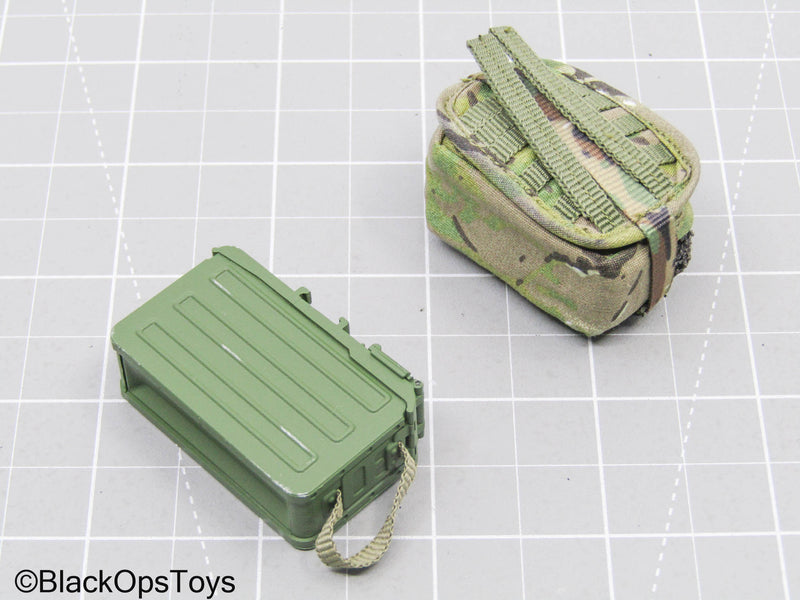 Load image into Gallery viewer, SSO - Russian Federation - PKM Ammo Can w/Pouch
