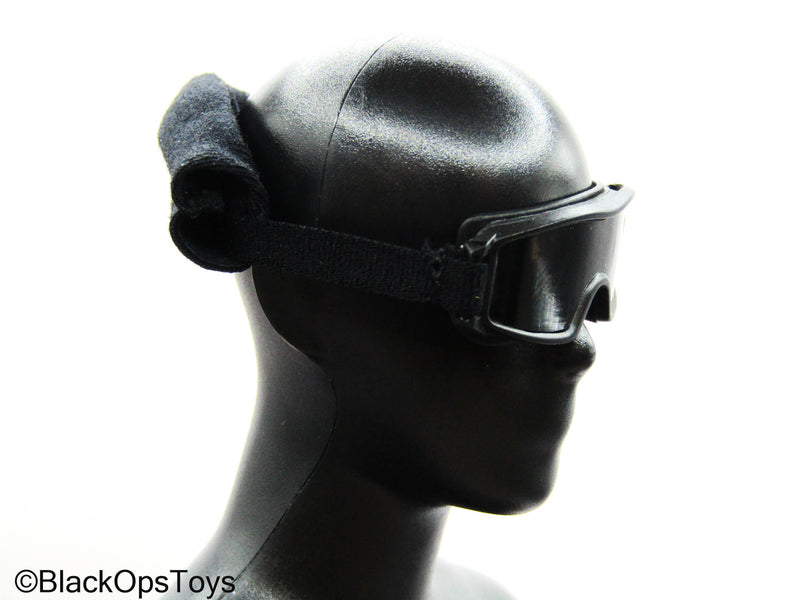 Load image into Gallery viewer, BFE+ Counter Terrorism Police Force - Black Goggles w/Dust Cover
