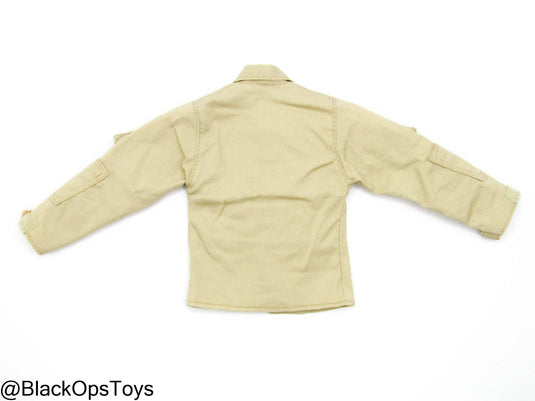 PMC - FDE Tan Button Up Shirt w/Patches