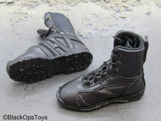 BFE+ Counter Terrorism Police Force - Black Combat Boots (Foot Type)