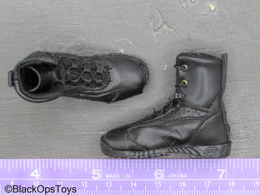 BFE+ Counter Terrorism Police Force - Black Combat Boots (Foot Type)