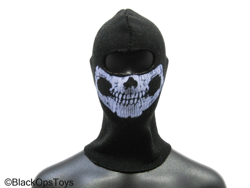 Load image into Gallery viewer, Black Skull Balaclava
