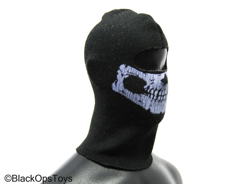Load image into Gallery viewer, Black Skull Balaclava
