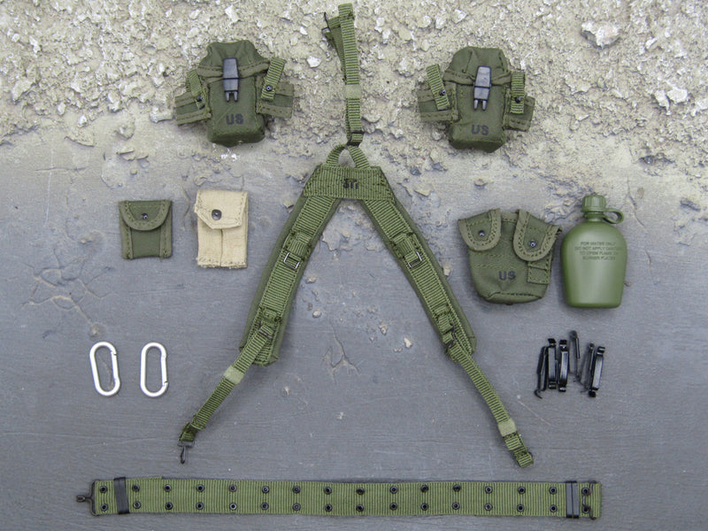 Load image into Gallery viewer, Operation Eagle Claw - Green Rivet Belt &amp; Pouch Set
