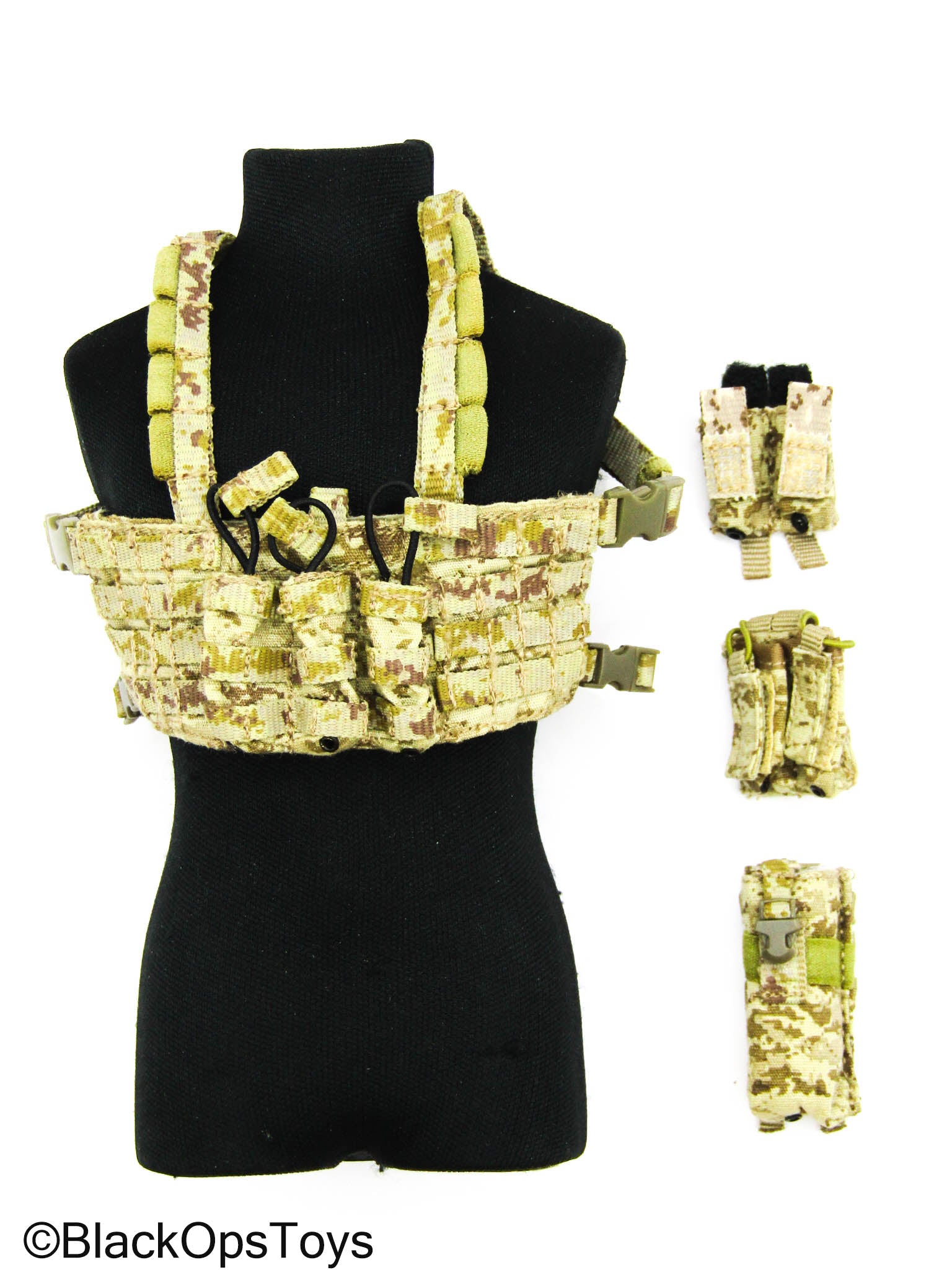 US DEVGRU Op. NS - AOR1 Chest Rig w/MOLLE Pouch Set – BlackOpsToys