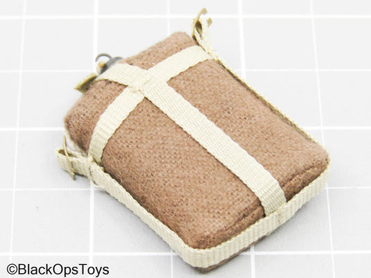 WWII British Military Issue P-37 Canteen w/Brown Webbing