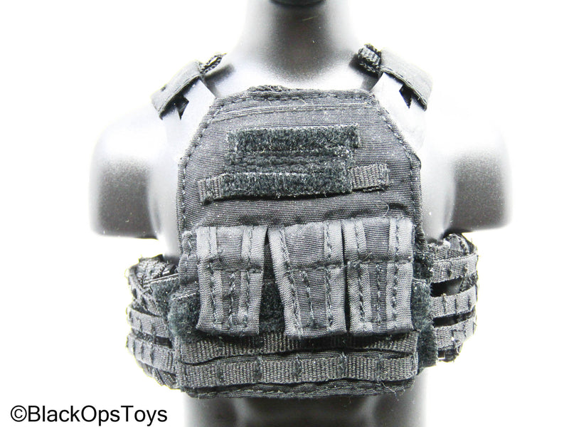 Load image into Gallery viewer, Black MOLLE Body Armor
