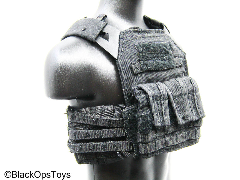 Load image into Gallery viewer, Black MOLLE Body Armor
