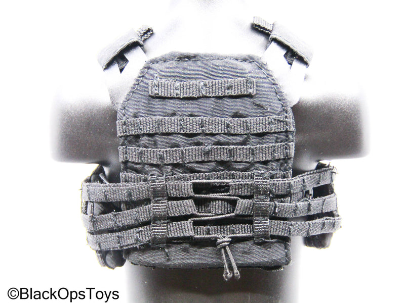 Load image into Gallery viewer, Black MOLLE Body Armor

