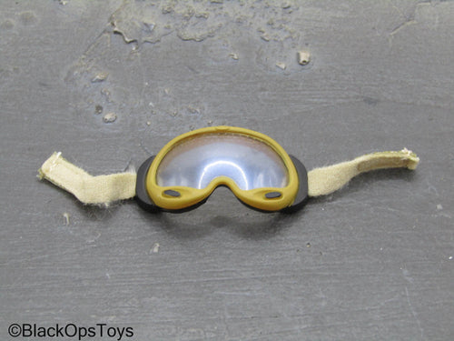 Tan Hook & Loop Goggles