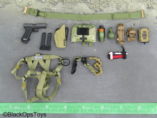 C.B.R.N. Assault Team - 9mm Pistol w/Belt & Gear Set