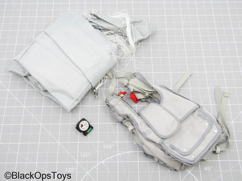 Load image into Gallery viewer, Grey Military Parachute Pack w/Accessories
