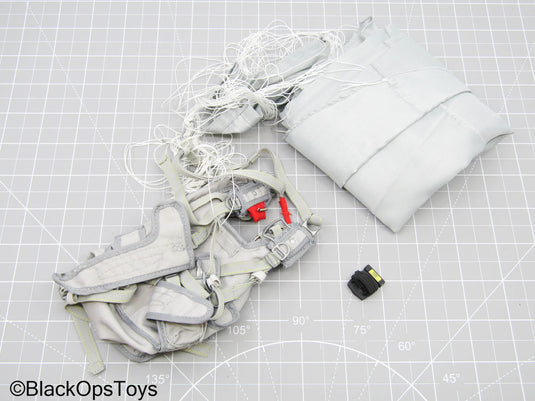 Grey Military Parachute Pack w/Accessories