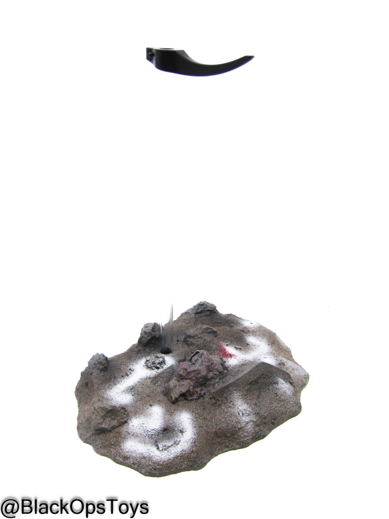 Load image into Gallery viewer, Deadpool &amp; Wolverine - Blade - Rocky Themed Base Stand w/Tongue
