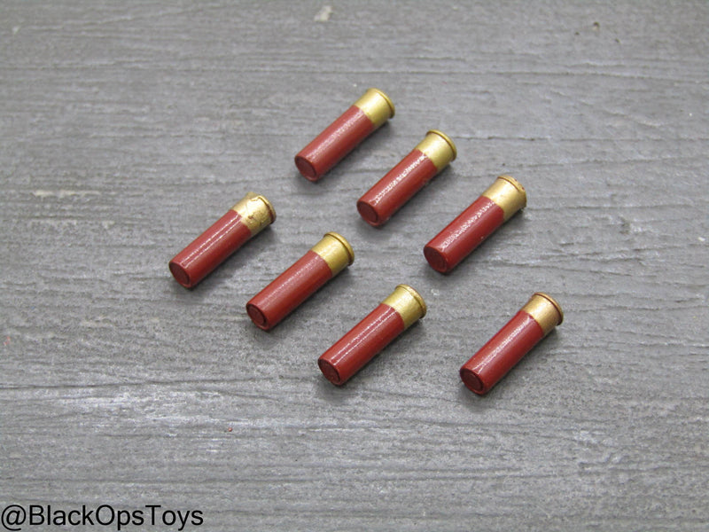 Load image into Gallery viewer, Red Shotgun Shell Set (x7)
